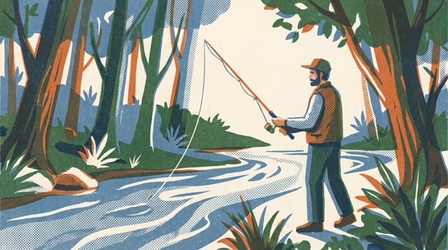 Przykładowa grafika: Styl 08. Risograph / Sitodruk