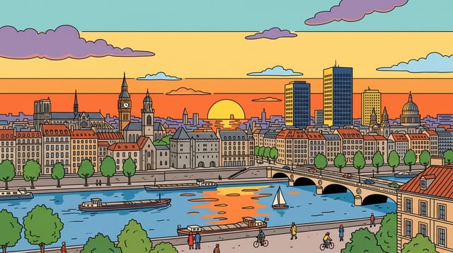 Przykładowa grafika: Styl 35. Czysta Linia (Ligne Claire)